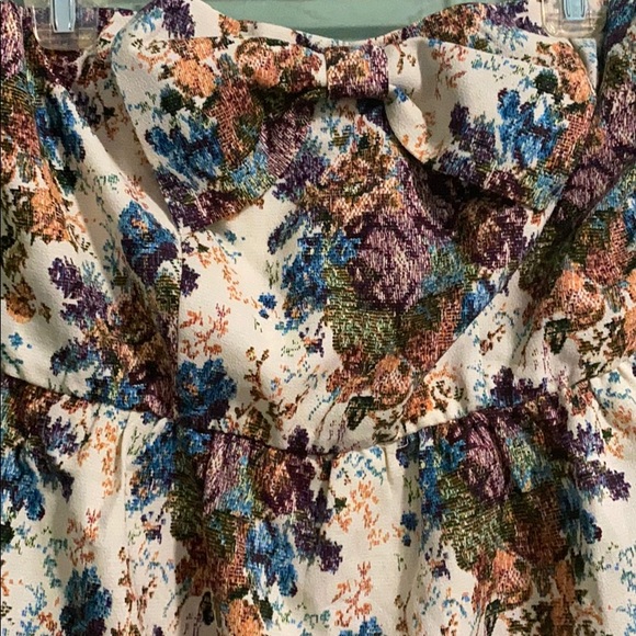 Pink Owl from ModCloth strapless floral dress - Picture 3 of 6